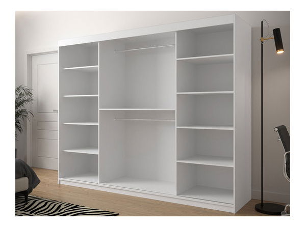 Ormar za garderobu Reforzarlas (crna + hrast artisan)