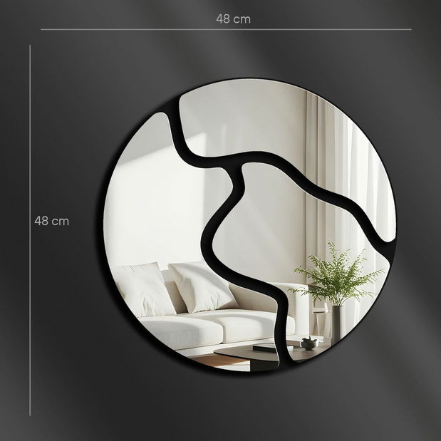 Zrkadlo Ozi 4 (strieborná )