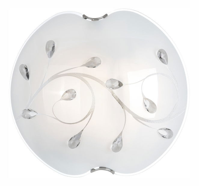 Mennyezeti/Fali lámpa Burgundy 40404-3 (modern/dizájn) (nikkel + opál)