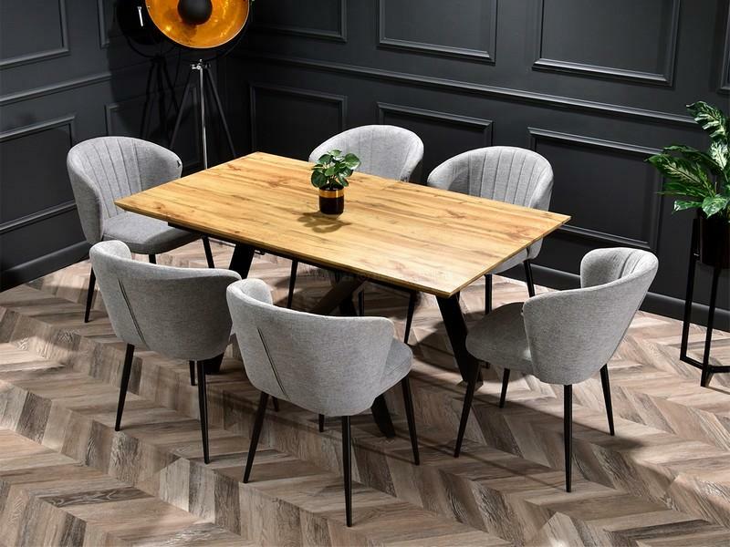 Scaun Zane (gri + negru)