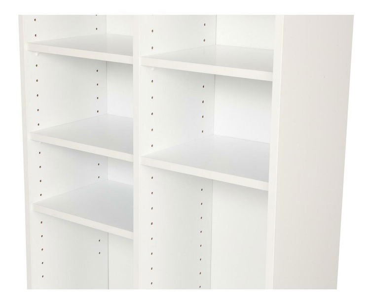 Masă PC cu raft Contempora (alb)