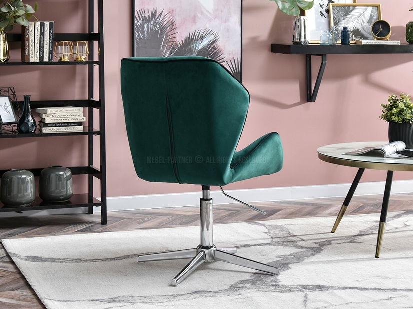 Fotelja Velma S (zelena + crna)