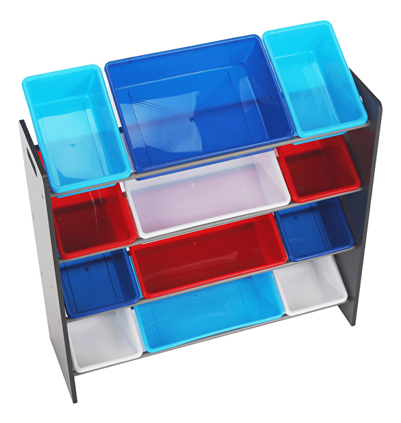 Organizator pentru jucării Kinder 1 (multicolor + gri)