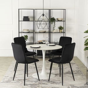 Étkezőasztal Simulacros (fehér) (4 fő részére)