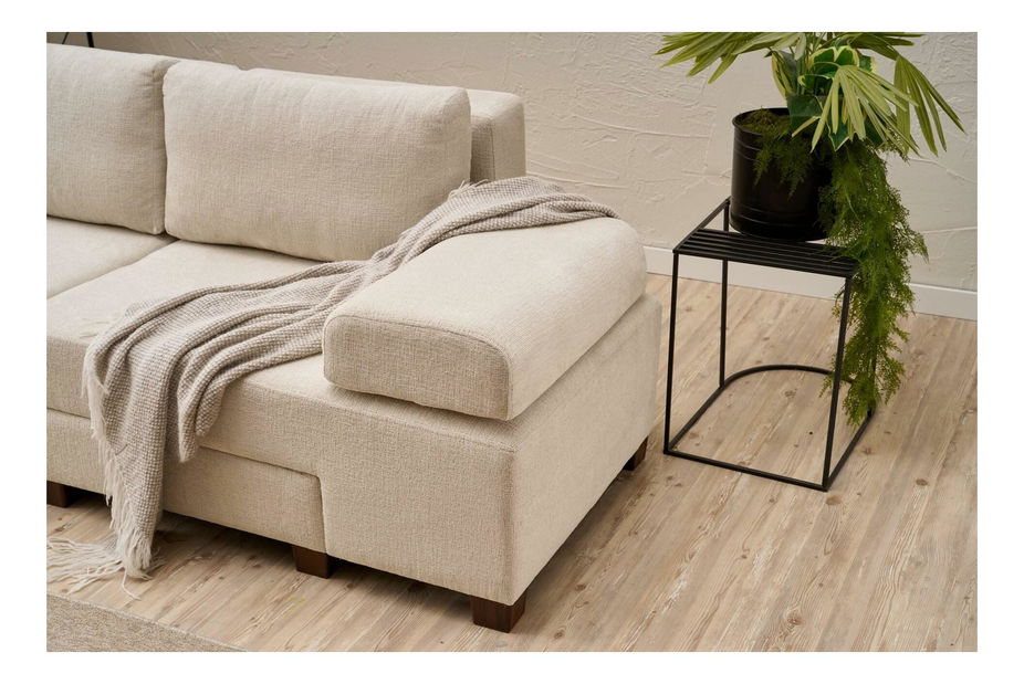 Canapea extensibilă Perenilla C (Crem + Nuc)