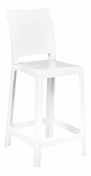 Set 2ks barových stoličiek Worpenza (biela) 
