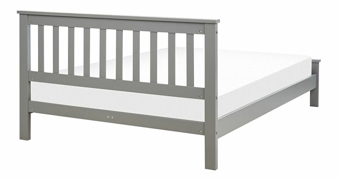 Manželská posteľ 140 cm Maye (sivá)