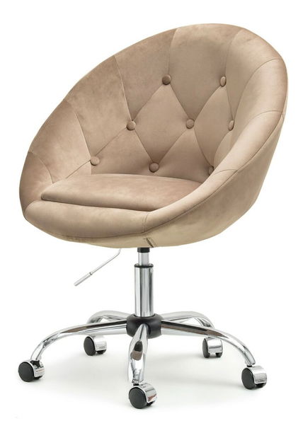 Kreslo Lush 4 (béžová + chrómová)