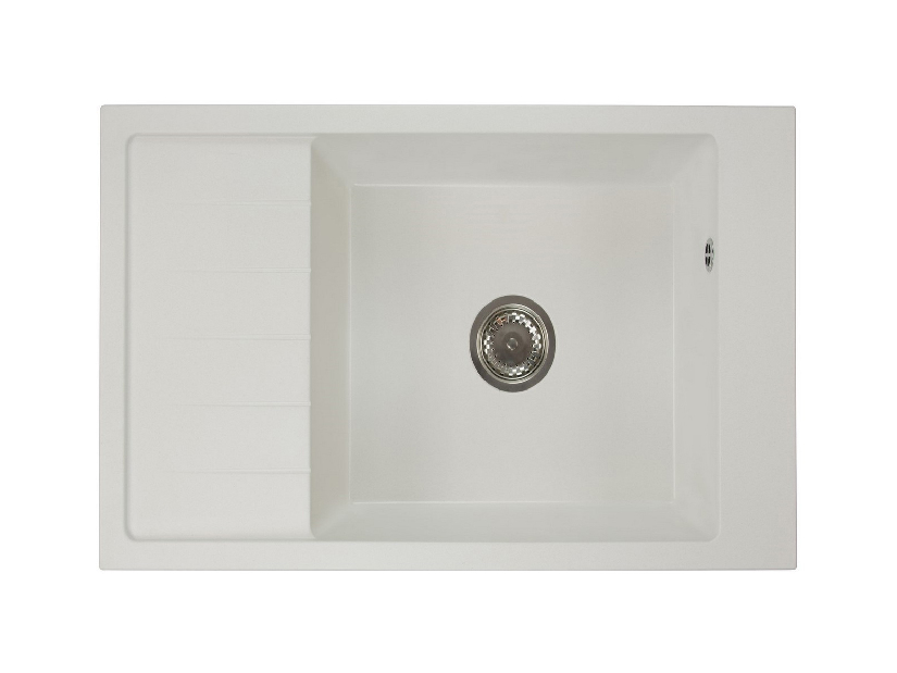 Kuhinjski sudoper Lurano (bijela) (sa 2 otvora za bateriju) (L)