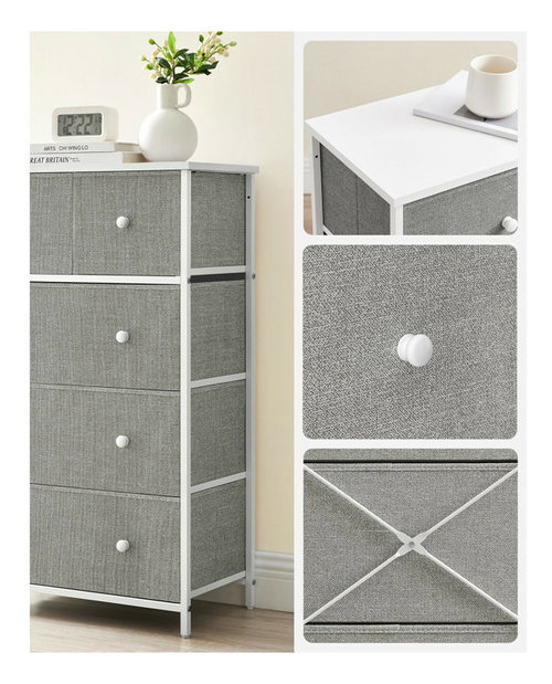 Komoda Akely 51 (sivá)