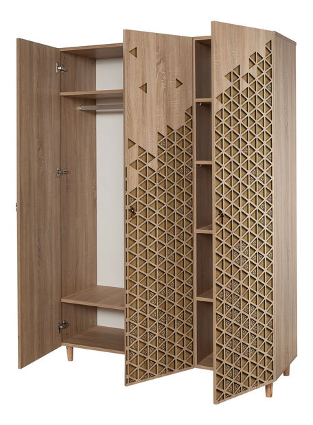 Šatníková skriňa Modella 120 (dub sonoma)