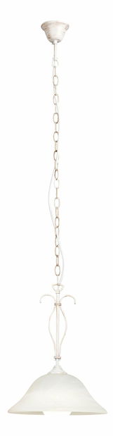 Závesné svietidlo Katherine 7188 (antická biela + ryžové kamenné sklo)