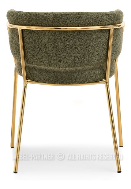 Stolica Sorento (zelena + zlatna)
