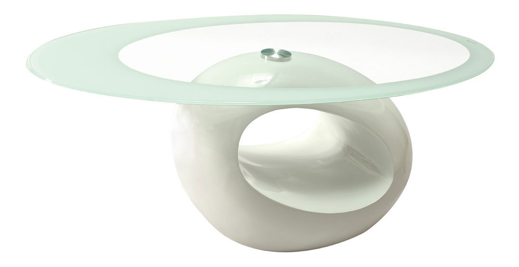 Dohányzóasztal Elder fehér