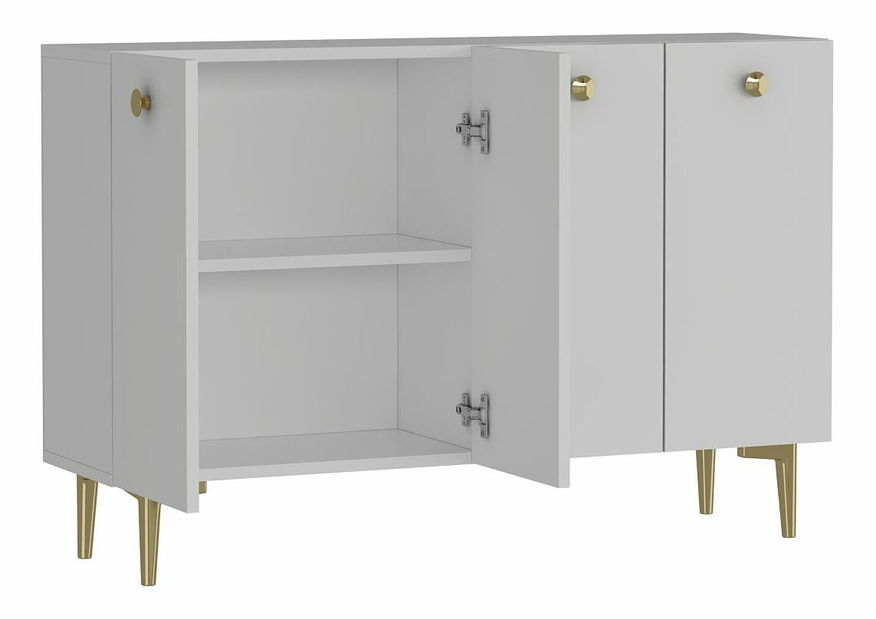 Skrinka Betia (biela + zlatá)