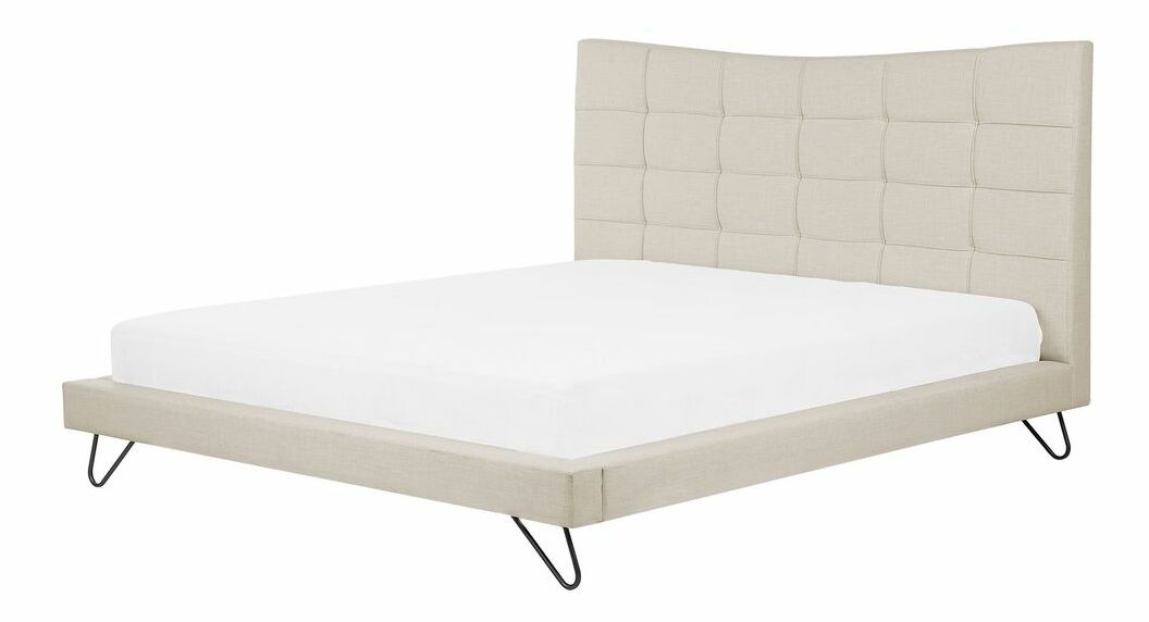 Franciaágy 160 cm LANEL (ágyráccsal) (bézs)