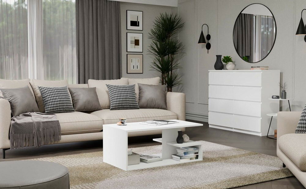 Konferenčný stolík Disfruta 1 (biela)