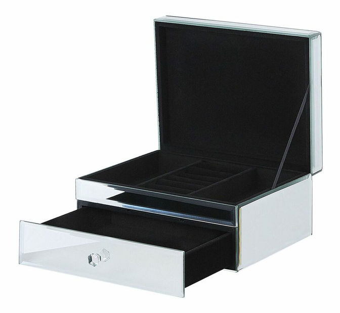 Ékszertartó szekrény Kyrie (ezüst)