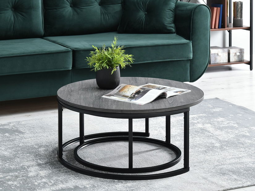 Stolić za kavu Kolja Zest Xl (siva + crna)