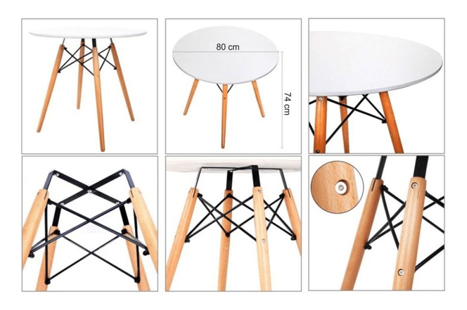 Jedálenský stôl 80 cm Gideron