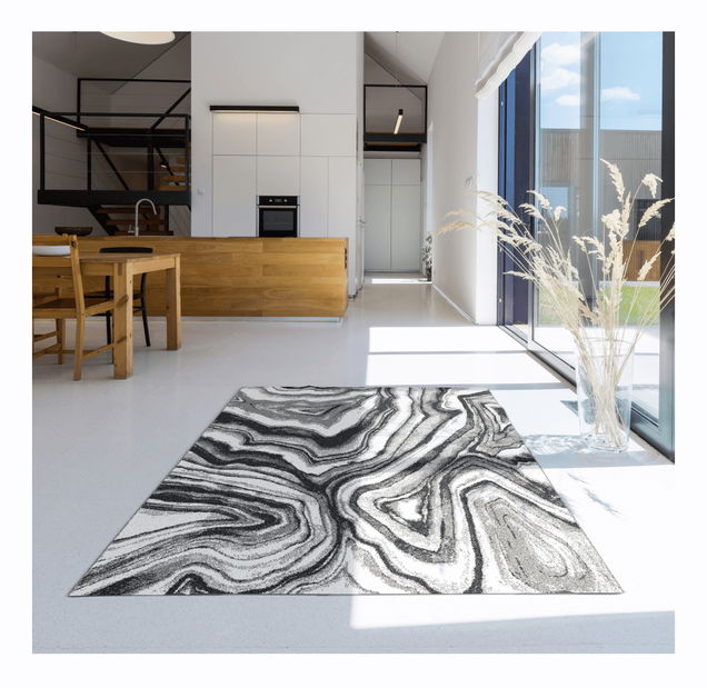 Covor Siner 1 (alb + negru)