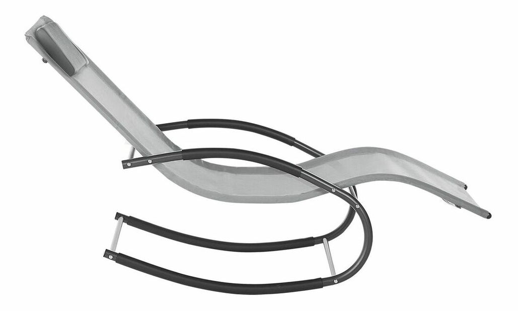 Záhradné hojdacie lehátko Carro (svetlosivá)