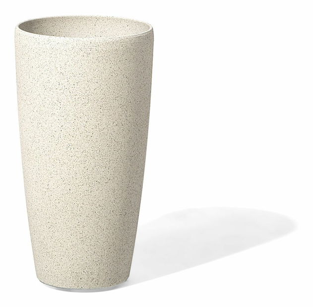 Set 3 ks. kvetináčov ADORA (kameň) (béžová)