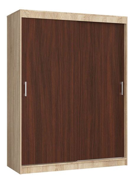 Ormar za garderobu Cosimo (hrast sonoma + wenge)