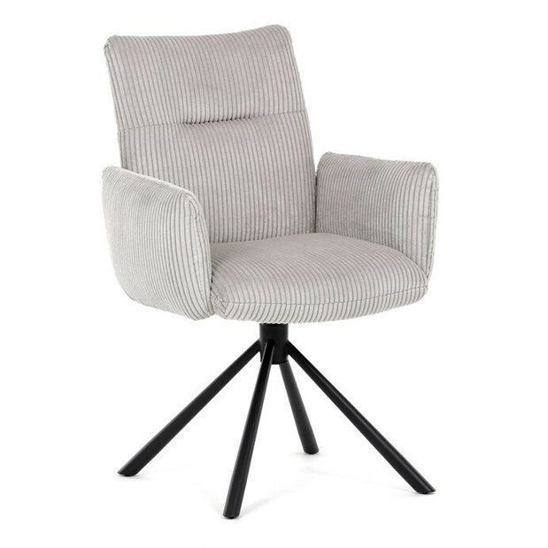 Jedálenská stolička Daston (krémová)