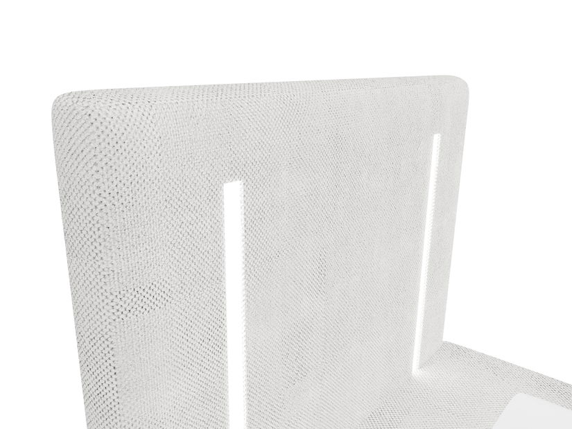 Jednolôžková posteľ 90 cm Ortega Comfort (sivá) (s roštom a matracom, s úl. priestorom) (s LED osvetlením)