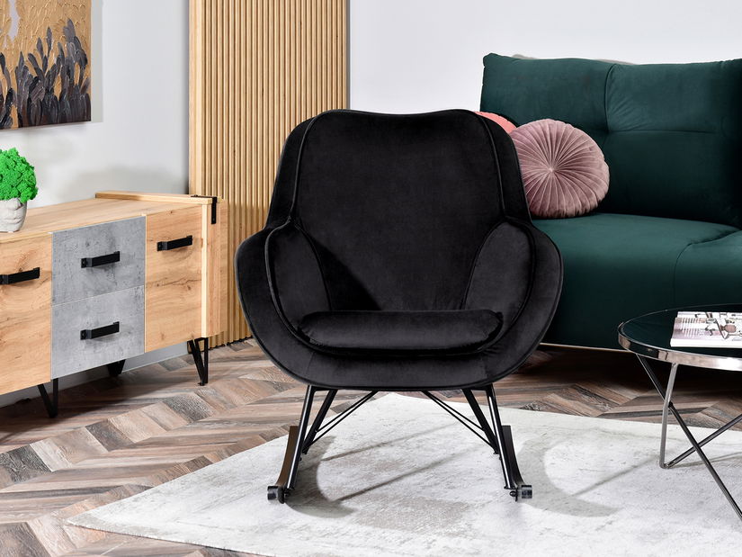 Hojdacie kreslo Coccolisimo (orech čierny)