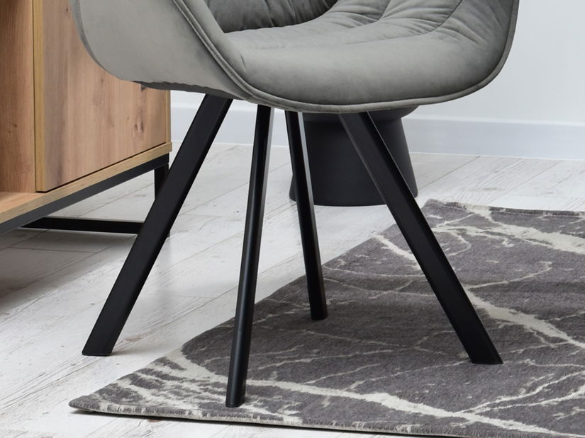 Scaun Nina (gri + negru)