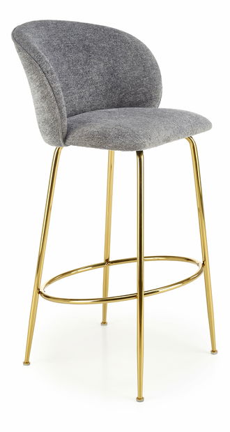 Scaun tip bar Hoko (gri)