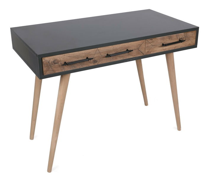 Măsuță consolă Miri (Antracit + Stejar)