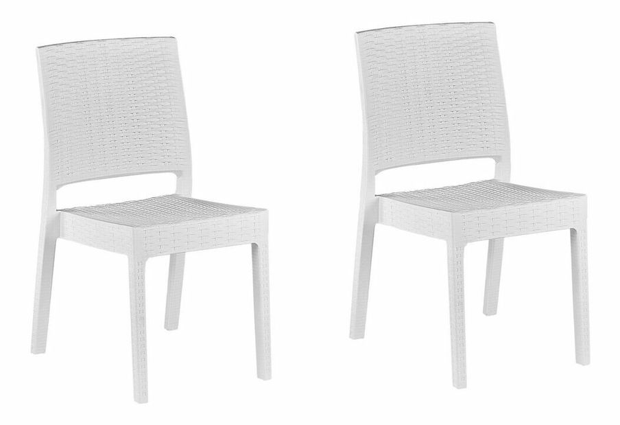 Set vrtnih stolica (2 kom.) Fossil (bijela)
