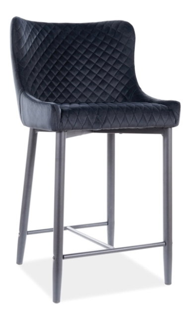 Barová stolička Casandra (čierna)