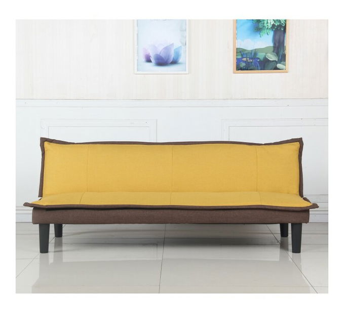 Pohovka Fimi (žltá + hnedá) 