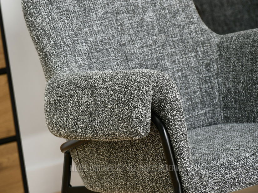 Szék Mateo (szürke + fekete)