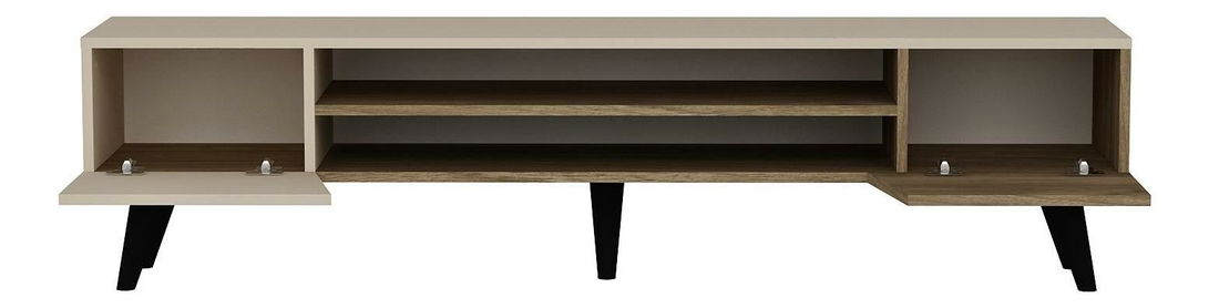 Masă TV/Dulap Pitudu (nuc + bej) 