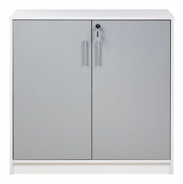 Dulap Zirkone (Alb + gri) 