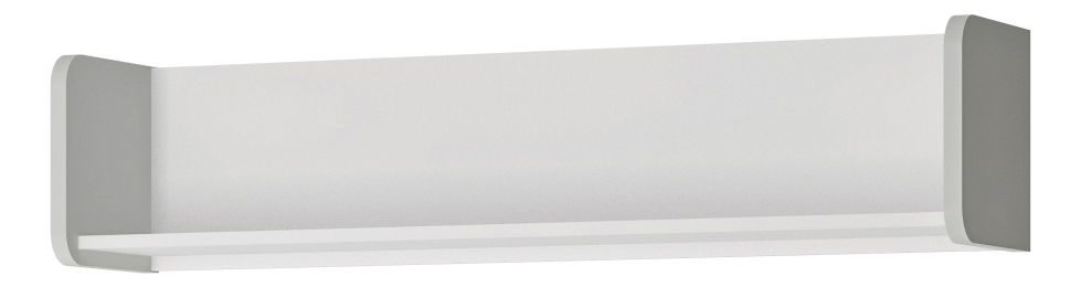 Polica Albunus P01 (bijela alpska + siva)