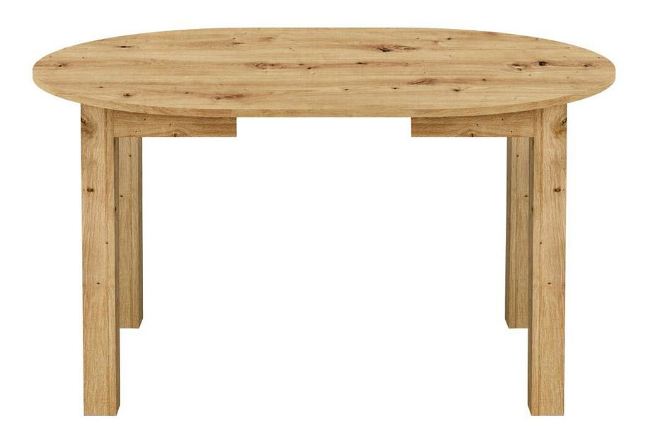 Masă sufragerie Haroldy (pentru 4 persoane) (stejar artisan)