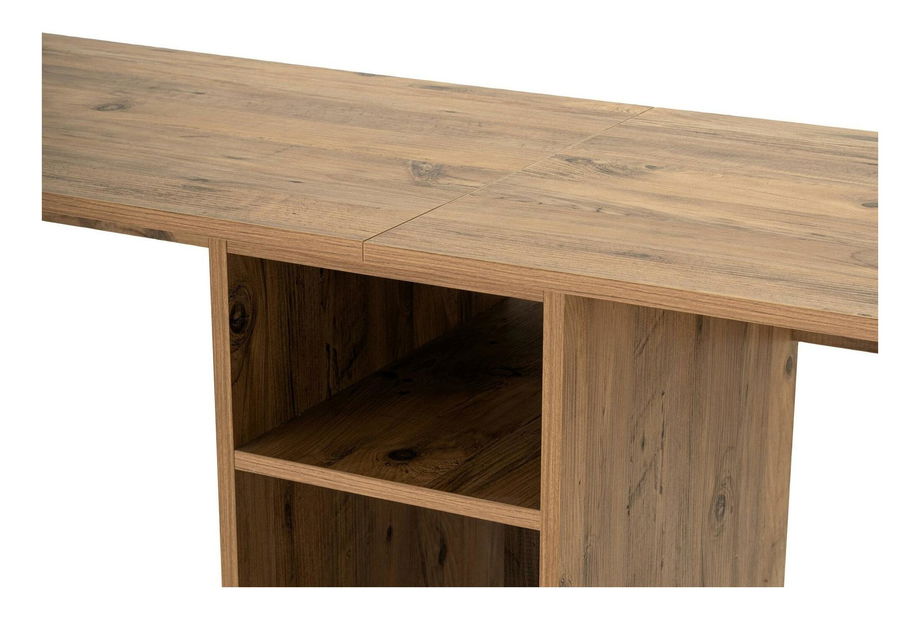 PC stolík Torpedo (borovica atlantická + čierna) 