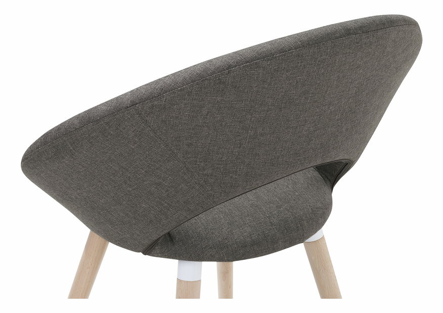 Set 2 buc. scaune pentru sufragerie Roslav (maro deschis)