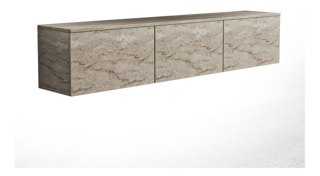 Masă TV/Dulap Neola 1 (travertin) (cu iluminat)