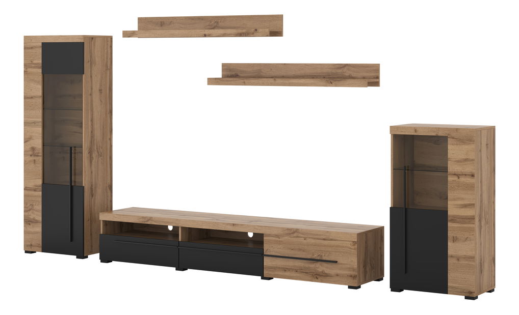 Set za dnevni boravak Rogalo (hrast wotan) 1