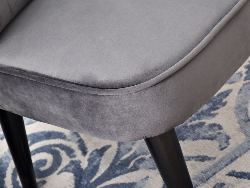 Relaxačné kreslo Arginteno (sivá + čierna)