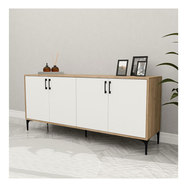 Skrinka Nolavu (dub + biela) 