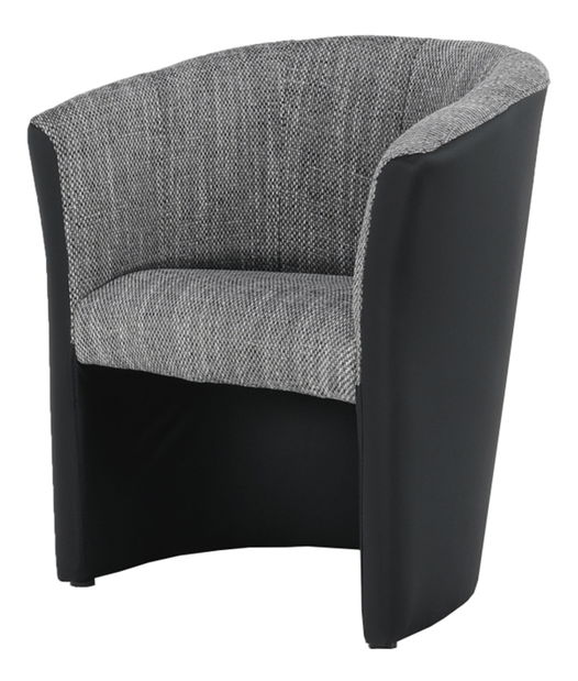 Fotoliu Cubali (piele ecologică negru + Lava 5)