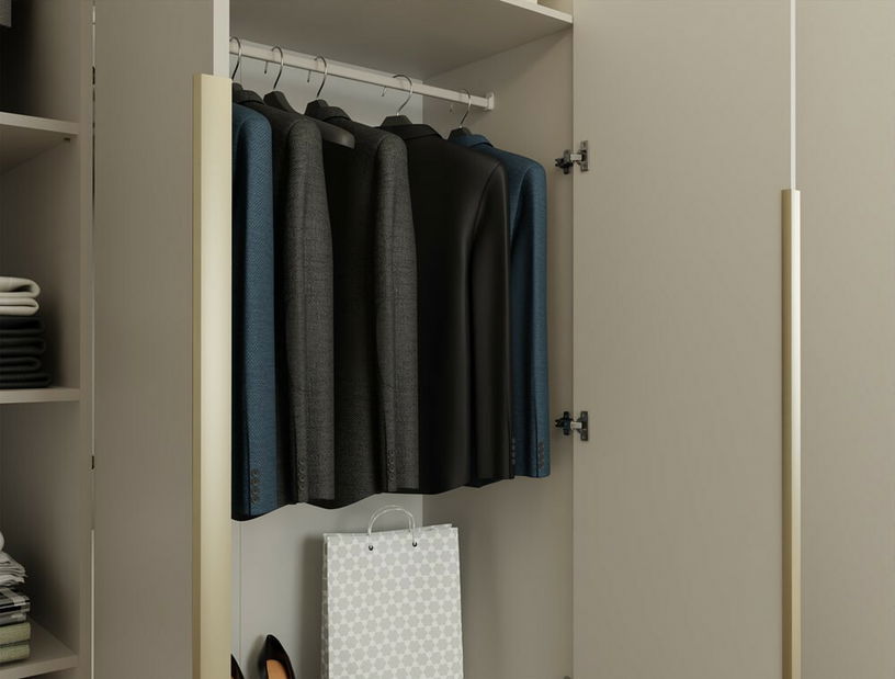 Šatníková skriňa Servirle 2 (kašmír)